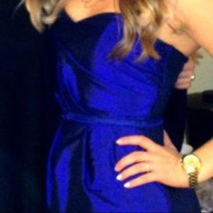 Alexia Admor strapless blue dress size XS
